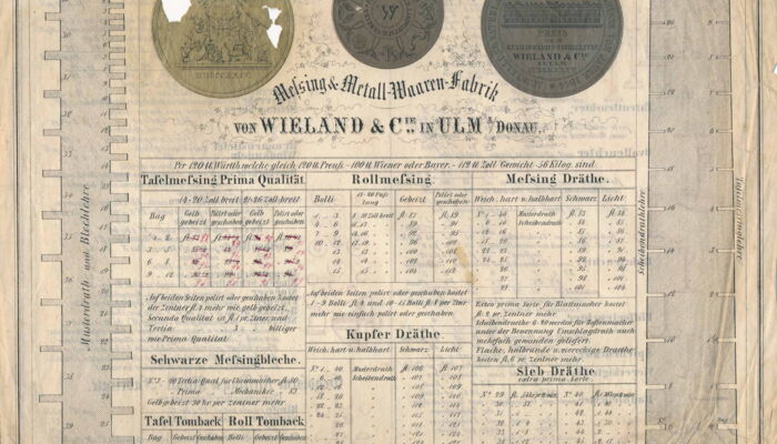 Extract price list