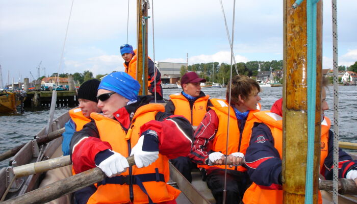 Mitarbeiter Bootsausflug